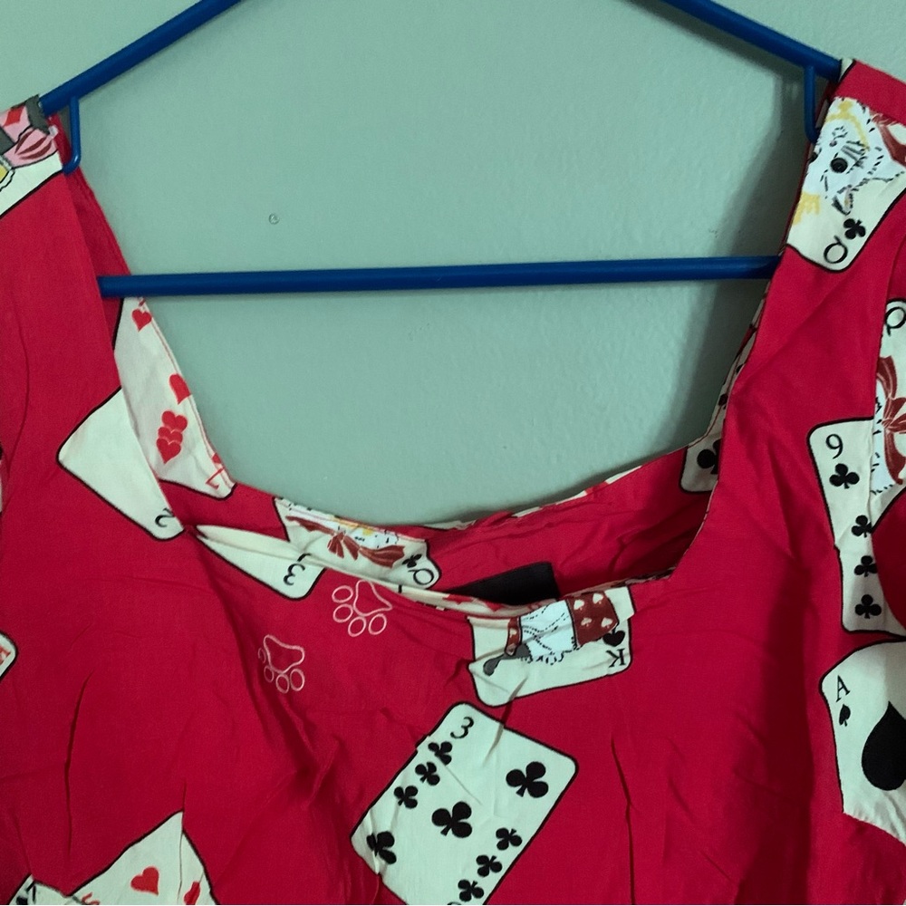 🎊  ModCloth X Collectif Dealing With The Cuteness Top Size UK 6 US Small - Picture 5 of 7